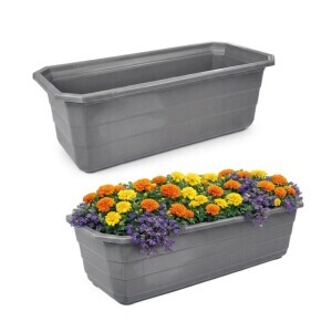 Truhlík Balcony 40cm Gray (5/bal)
