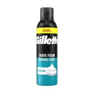 Gillette Pěna 250ml Pěna na holení Sensitive (6/bal)