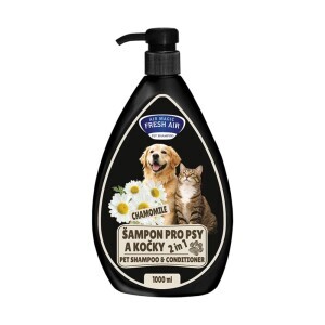 Šampon pro psy a kočky 1L 2in1 Chamomile (10/krt)