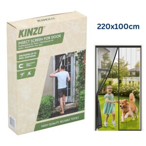 Kinzo Garden Síť proti hmyzu 220x100cmx2magnet (20/krt)