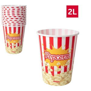 P.Forte Kyblík na popcorn 14.8*14.8*18cm (12/bal 144/krt))
