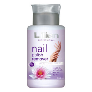 Lilien 200ml Odlakovač s pumpou ružový (18/krt)