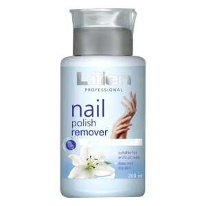 Lilien 200ml Odlakovač s pumpou modrý (18/krt)