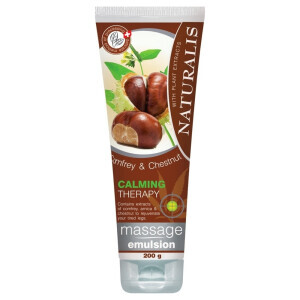 Naturalis 200ml Masážní emulze Calming Therapy Comfrey&Chestnut (15/krt)
