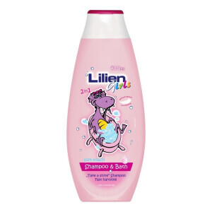 Lilien 400ml Šampon a pěna do koupele 2v1 Girls (12/krt)