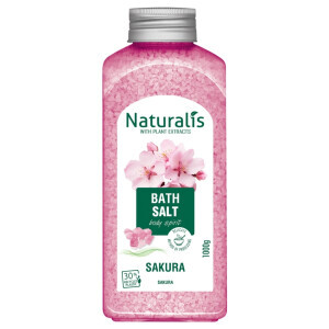 Naturalis 1kg Sůl do koupele Sakura (10/krt)