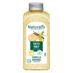 Naturalis 1kg Sůl do koupele Vanilla Banana (10/krt)