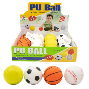 Míč z měké pěny Sport(12/bal 576/krt)