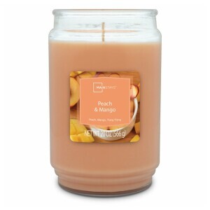 WM Main Svíčka ve skle 566g Peach&Mango (4/krt)