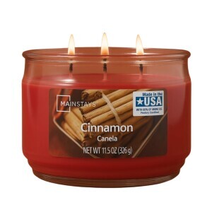 WM Main Svíčka ve skle 326g Cinnamon (5/krt)