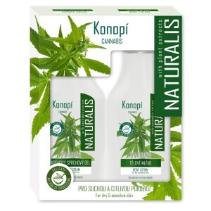 Naturalis Dár.sada SG+Těl. mléko 700ml Konopí (6/krt)