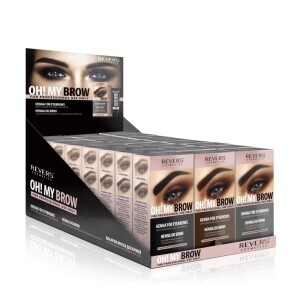 Revers Eyebrows Henna+Argan Oil+Castor Oil 15Ml+15Ml(24/bal 192/krt)