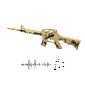 Puška M-16 Plastová Camo（96/krt）