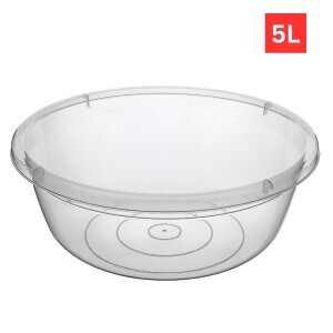 QS Mísa 5l průhledná (24/krt) 