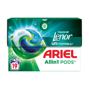 Ariel Gelové kapsle N 19ks All in 1 Universal+ Touch Of Lenor (4/krt)