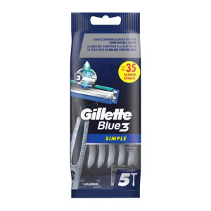 Gillette Blue 3 Holítka N Simple 5ks (6/krt)