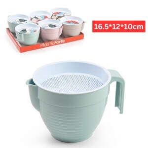 P.Forte Cedník s výlevka plast 16.5*12*10cm SURT VRM (6/krt)