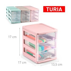 P.Forte Pořadáč 3 patra VMR 14*17*17cm (6/krt)