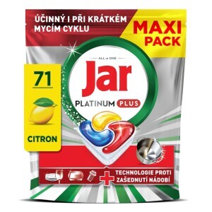 Jar Kapsle na nádobí Platinum Plus 71ks (3/krt)