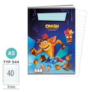 Argus Sešit A5/544 LC Crash Bandicoot (6/bal,96/krt)