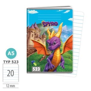 Argus Sešit A5/523 Lic.Spyro (6/bal)