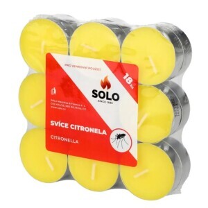 Solo Svíčka Citronela čajové 18ks (12/krt)