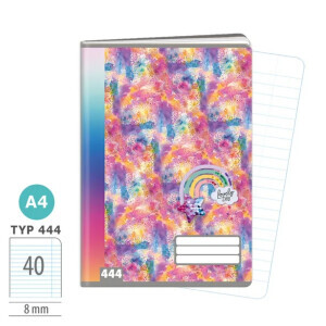 Argus Sešit A4/444 Rainbow Ella (6/bal)