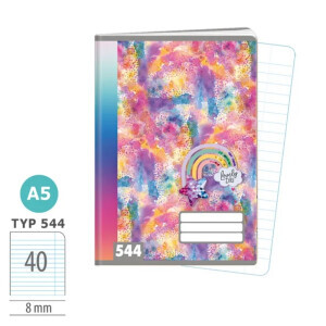 Argus Sešit A5/544 Rainbow Ella (6/bal)