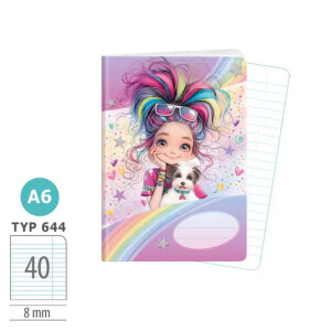 Argus Sešit A6/644 Rainbow Ella 1598-0426-1 (6/bal)