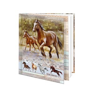 Argus Památník 12,5*14,5cm Wild Horses (2/bal)