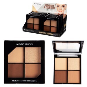 Magic Studio Highlight&Countour palette (12/bal)
