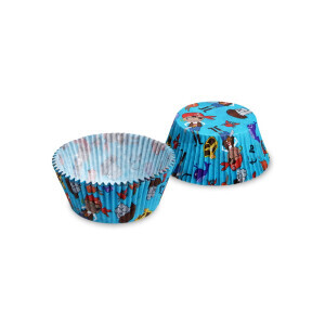 Cukrářské košíčky 5*3cm 40ks pirát (50/krt)