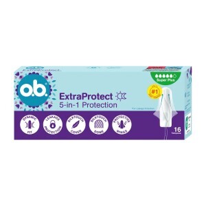 O.B. Tampony 16ks Extra Protect Super Plus(16/bal 120/krt)