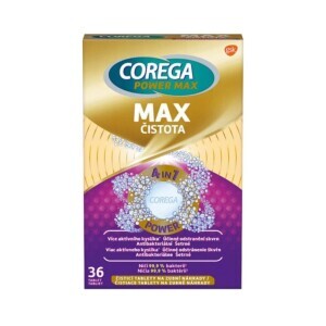 Corega 36ks Tablety na čištění zub. náhrad Max (72/krt)