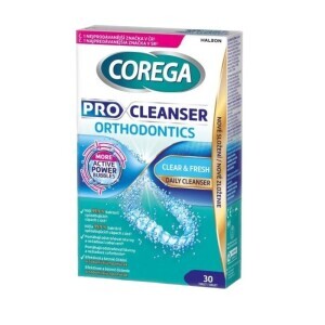 Corega 30ks Tablety na čištění rovnátek Pro (72/krt)
