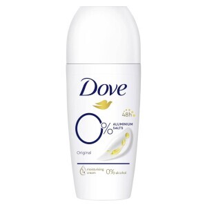 Dove 50ml Roll-on 0% Original (6/krt)