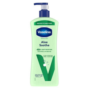 Vaseline 600ml Tělové mléko CZ Aloe soothe(6/krt)