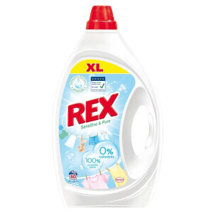 Rex 2.475l/50WL prací gel Sensitive&Pure (4/krt)