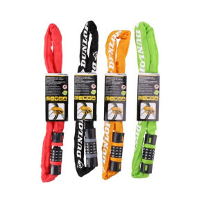 Dunlop zámek na kolo 4ass (12/krt)