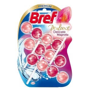 Bref 3*50g WC závěs DeLuxe Magnolia (9/krt)