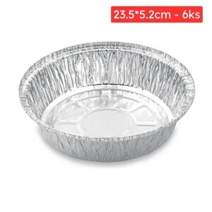 Alu miska 23.5*5.2cm/6ks  (24/krt)