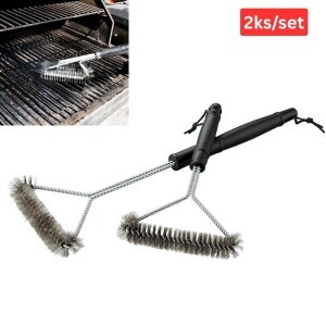 Kartáč na gril 2ks/set(8/krt)