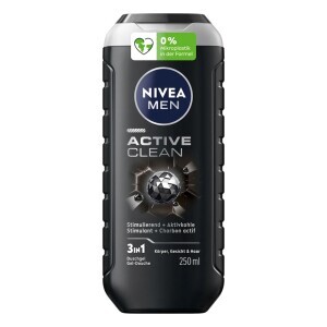 Nivea 250ml SG 3v1 N M Active Clean (6/bal 24/krt)