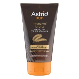 ASTRID SUN Olejový gel pro rychlé opálení (bez UV filtrů) 150 ml