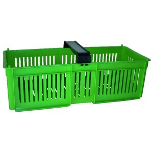 Zahradní přepravka Ø38cm zelená (30/krt)