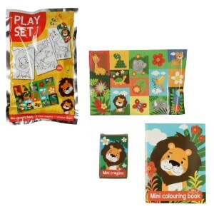 Toi-Toys Omalovánky s samolepky Wild Animal  (36/bal 72/krt)