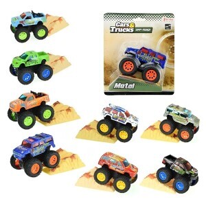 Toy-Toys Monster Truck kovové Vehicool 4ass (24/krt)