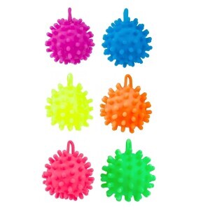 PUFFERZ Míček mačkací 9cm 6ass(12 / 48/krt)