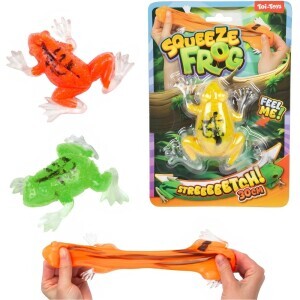 Toi-Toys Žabka natahovací 10cm 3ass(24/krt)