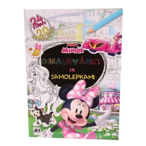 Omalovánky A4 se samolepkami Minnie